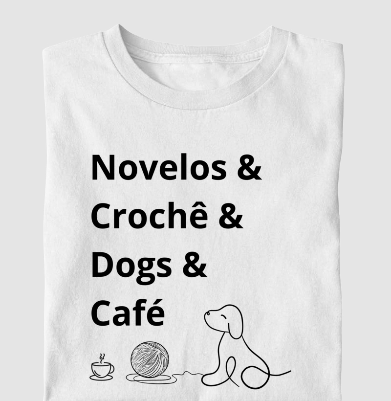 Novelos. CROCHÊ, dogs e café