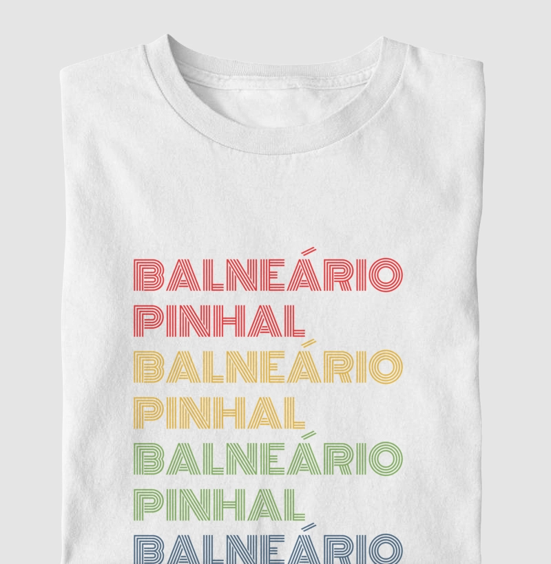 Balneário Pinhal Letreiro Retrô