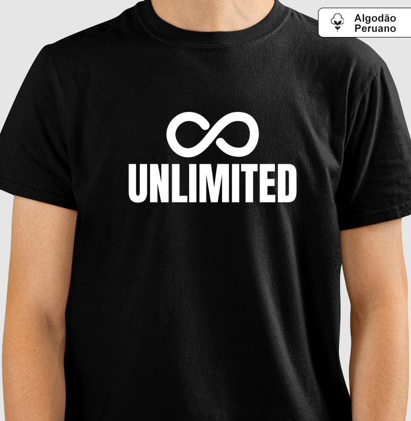 Unlimited: Camiseta em Algodão Peruano - Liberte seu Potencial