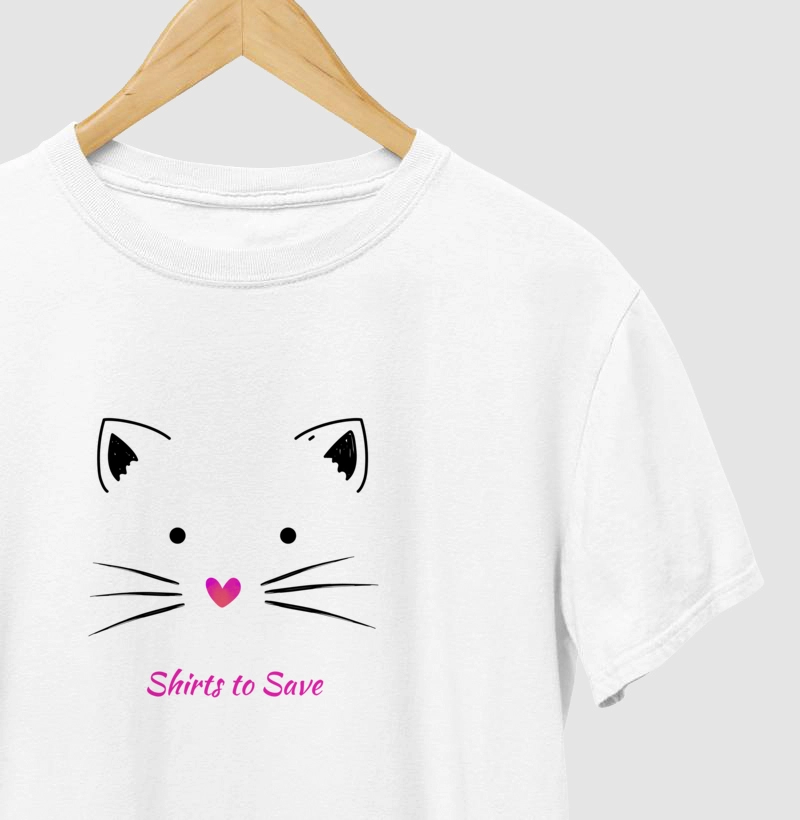 Camiseta Bigodes de Gato