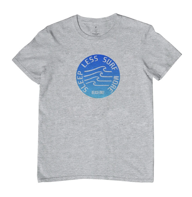 Camiseta Surf More II - Cinza