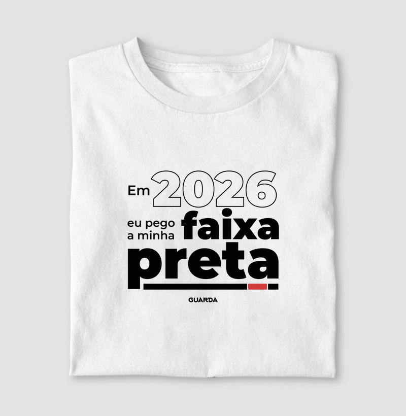 Em 2026 Pego Minha Faixa Preta