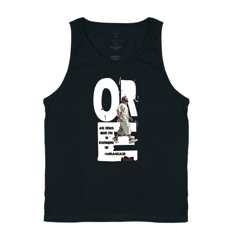 CAMISETA "ORE AO DEUS QUE VIVEU COMO NÓS"