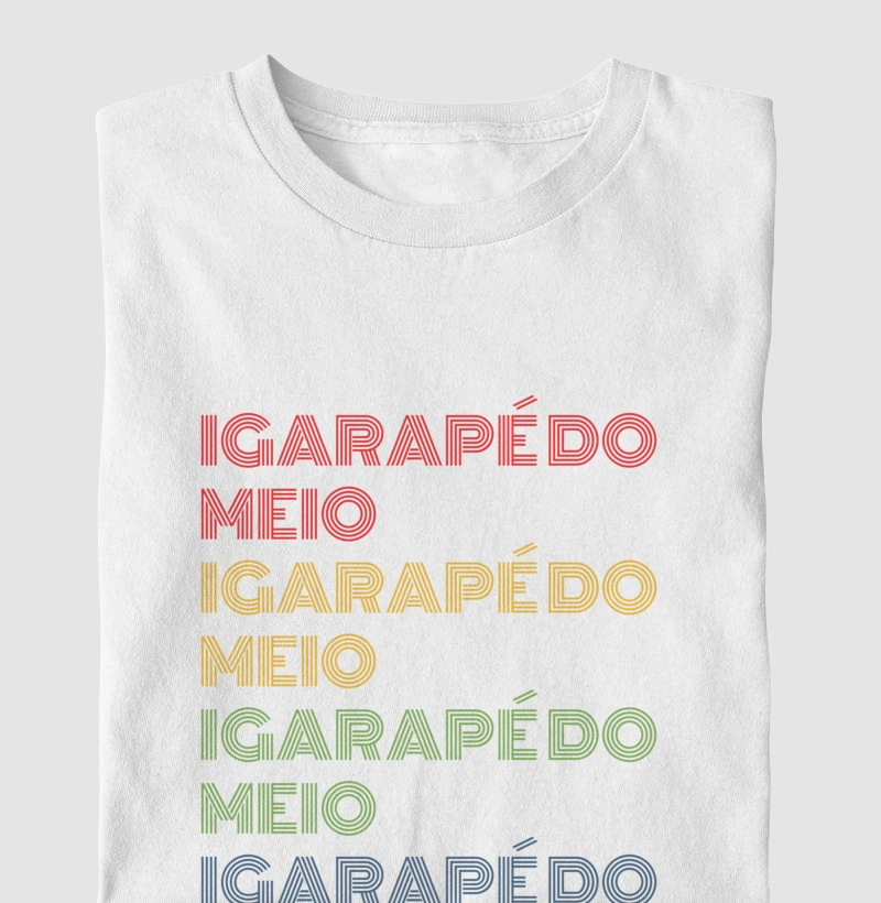 Igarapé do Meio Letreiro Retrô