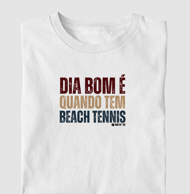 Dia Bom É Quando Tem Beach Tennis