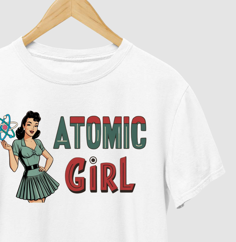 Camiseta Atomic Girl - Série Atompunk