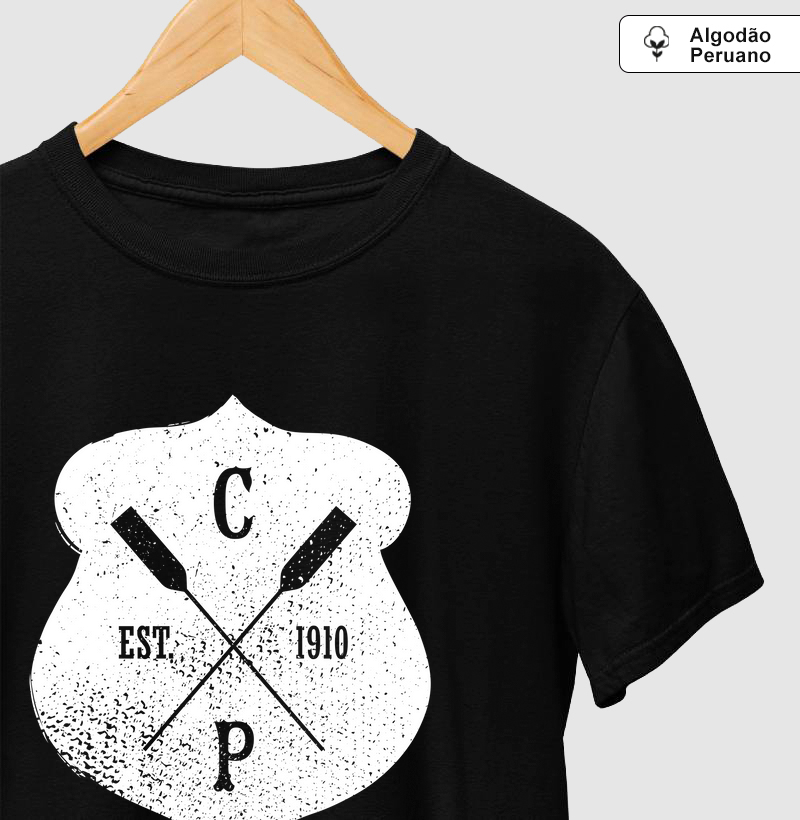 Camiseta Masculina Peruano - Escudo Vintage