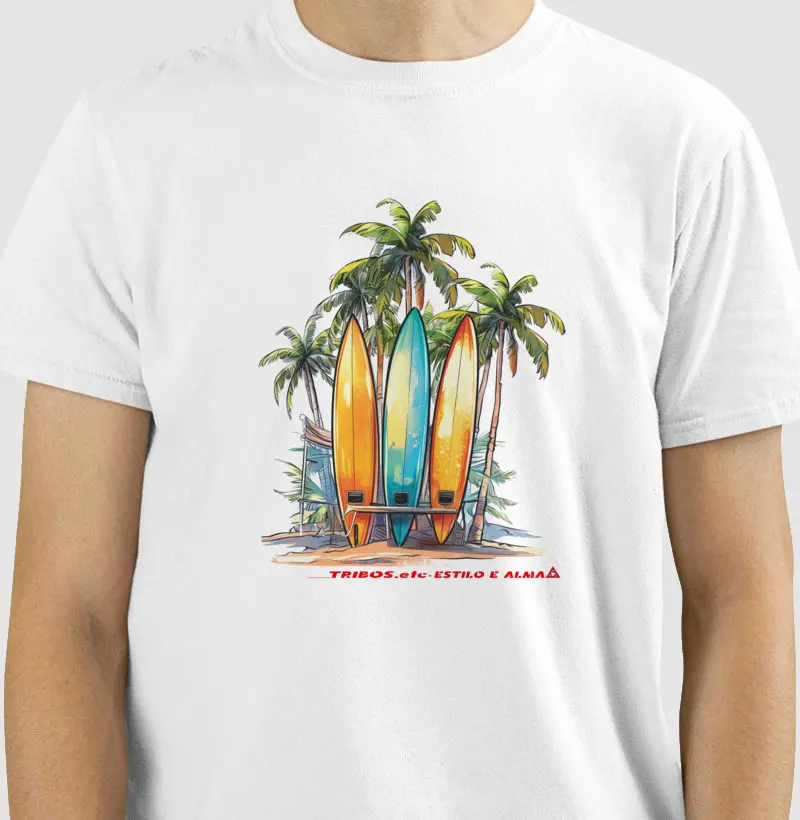 CAMISETA RESERVA.INK MASCULINA E FEMININA TRIBOS.etc ADVENTURE SURF BEACH.