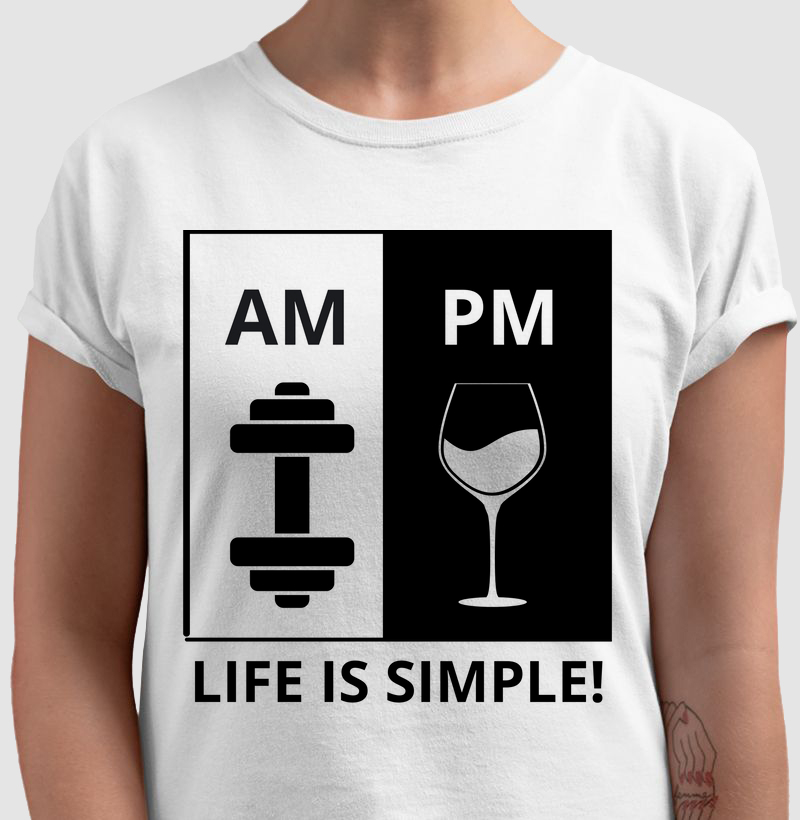 Life is Simple - Gym & Wine