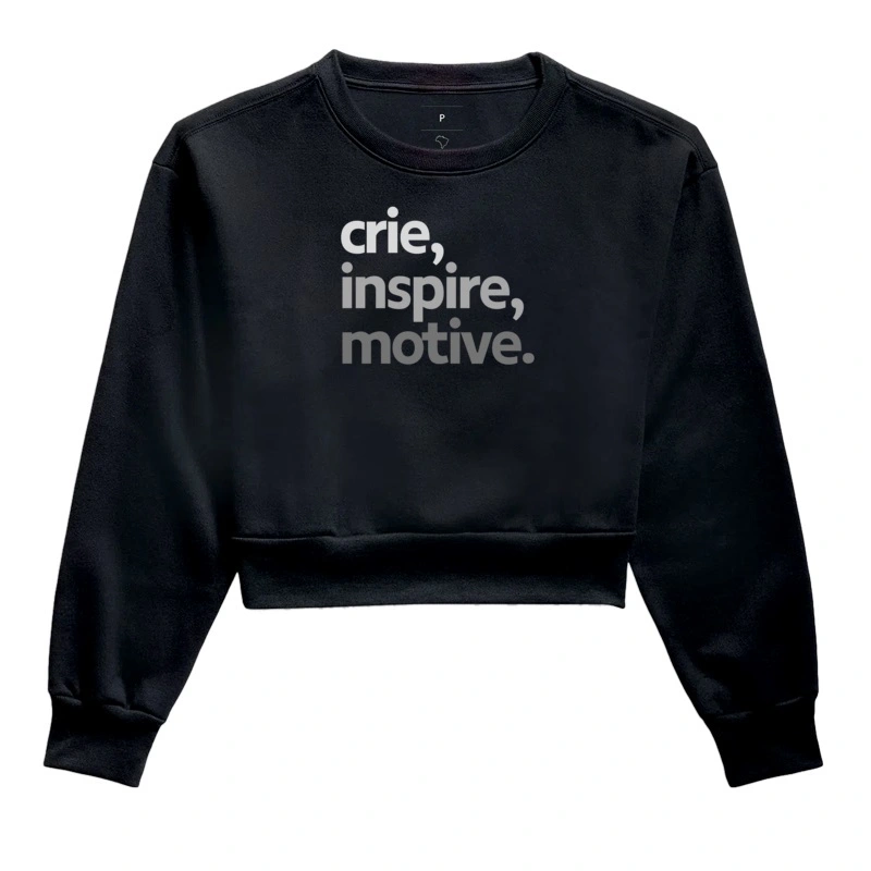 Camiseta CRIE, INSPIRE, MOTIVE.