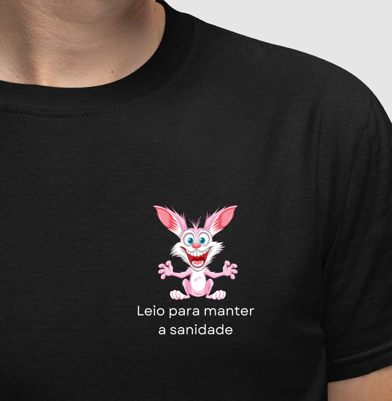Camiseta | Leio para manter a minha sanidade