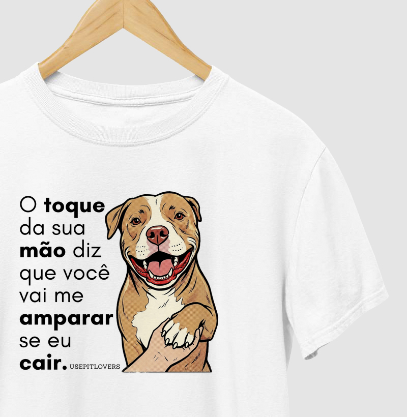 O TOQUE DA SUA MÃO DIZ QUE VOCÊ VAI ME AMPARAR SE EU CAIR.