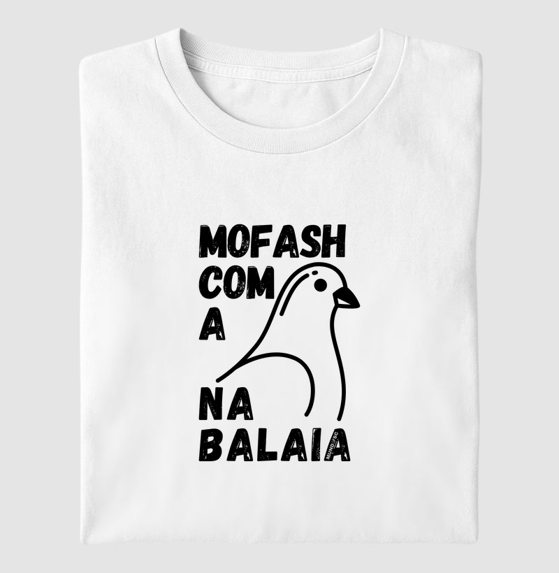 Mofash com a Pomba na Balaia – Camiseta Manezinha