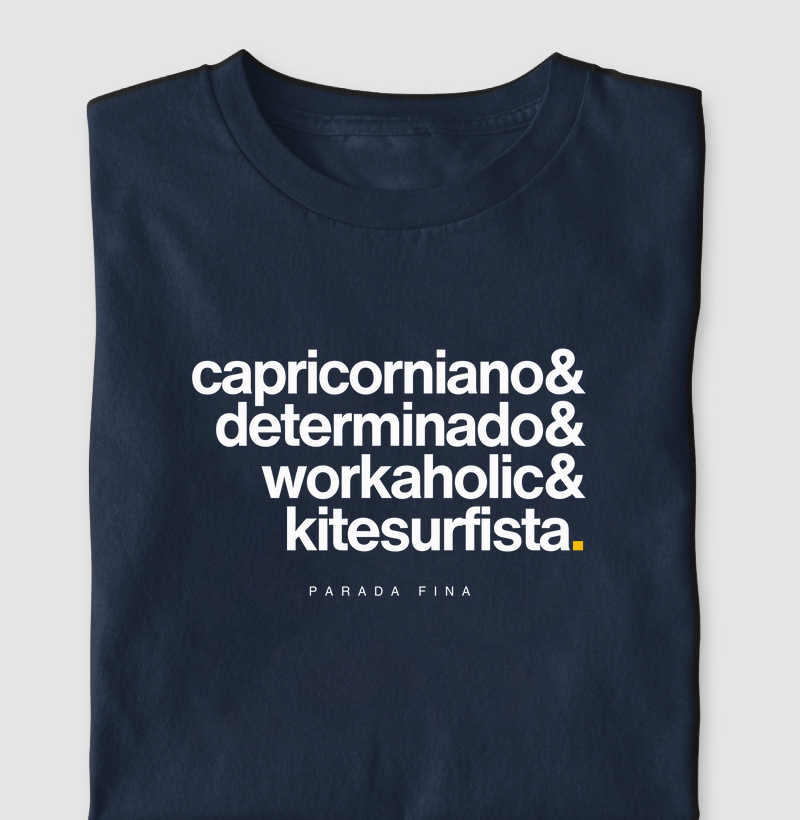 Capricorniano, Determinado, Workaholic e Kitesurfista 