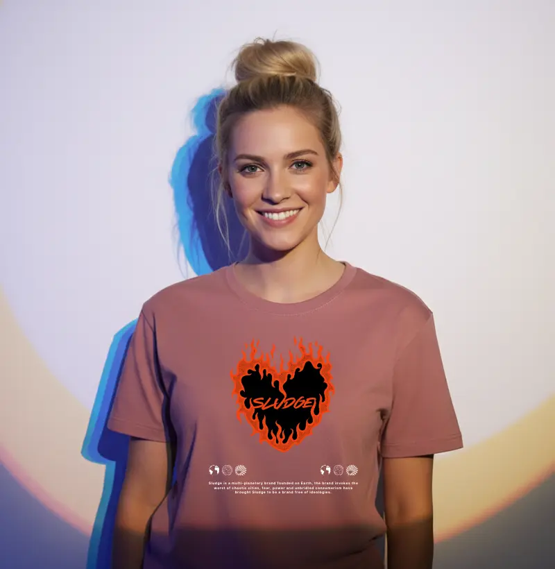 Camisa Sludge Heart Inferno