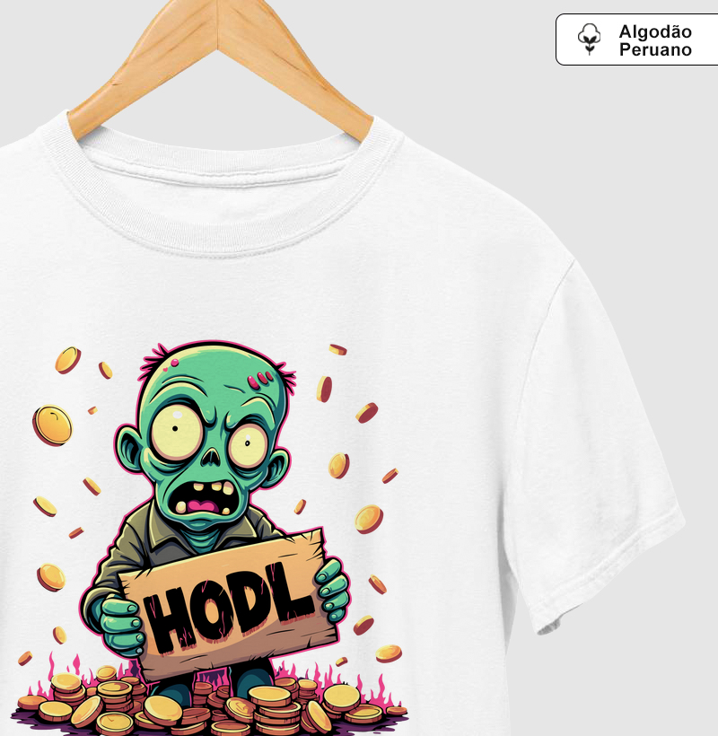 Camiseta Crypto HODL — Estilo e Estampa Premium