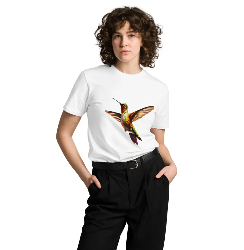 Camiseta Arquétipo Beija-Flor -  Viva com mais alegria e amor!
