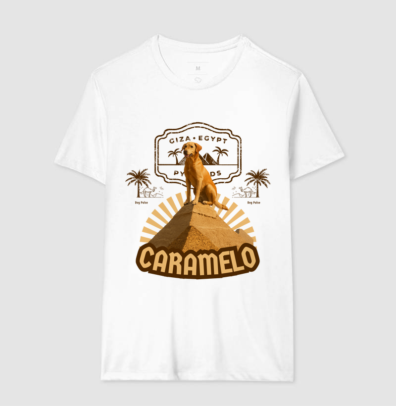 Camiseta Dog Pulse - Caramelo da Pirâmide