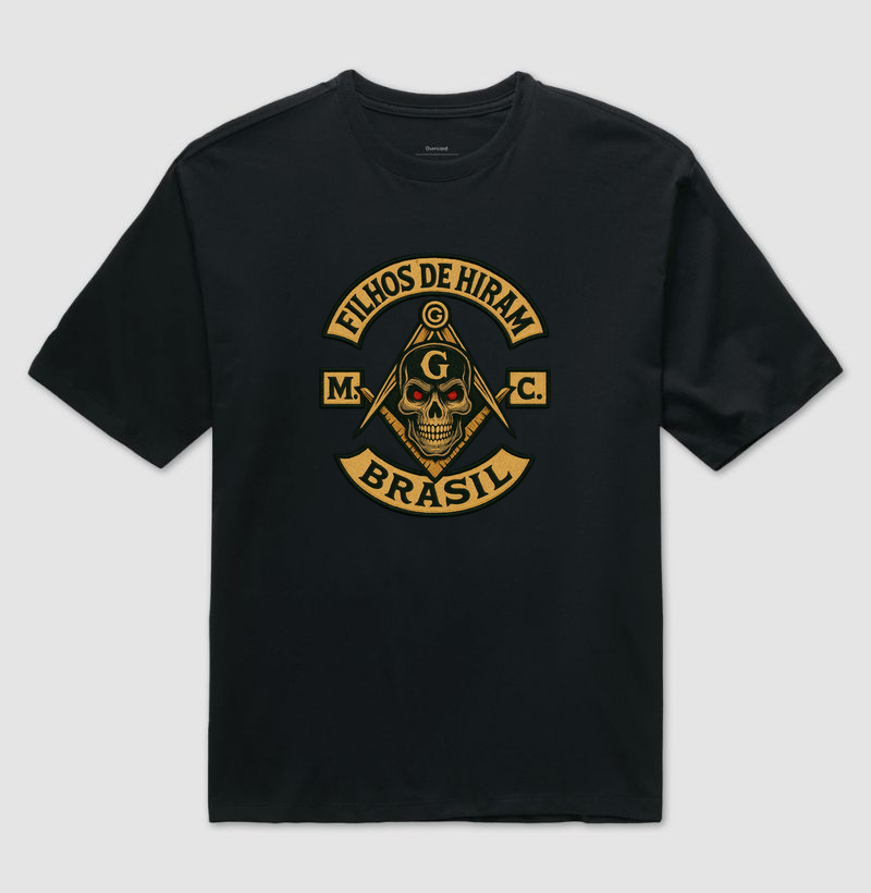 Camiseta Oversized Personalizada Filhos de Hiram 4 - Mr. GADU