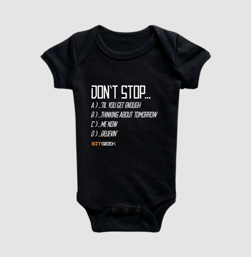 Body Infantil Don't Stop