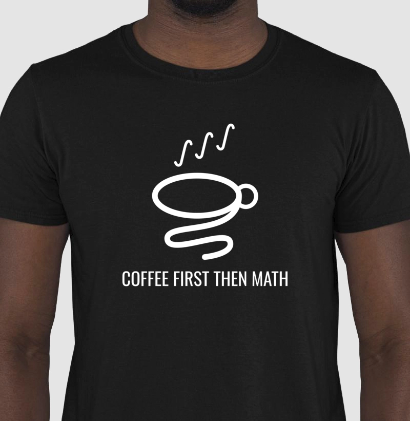 Camiseta Coffee and Math
