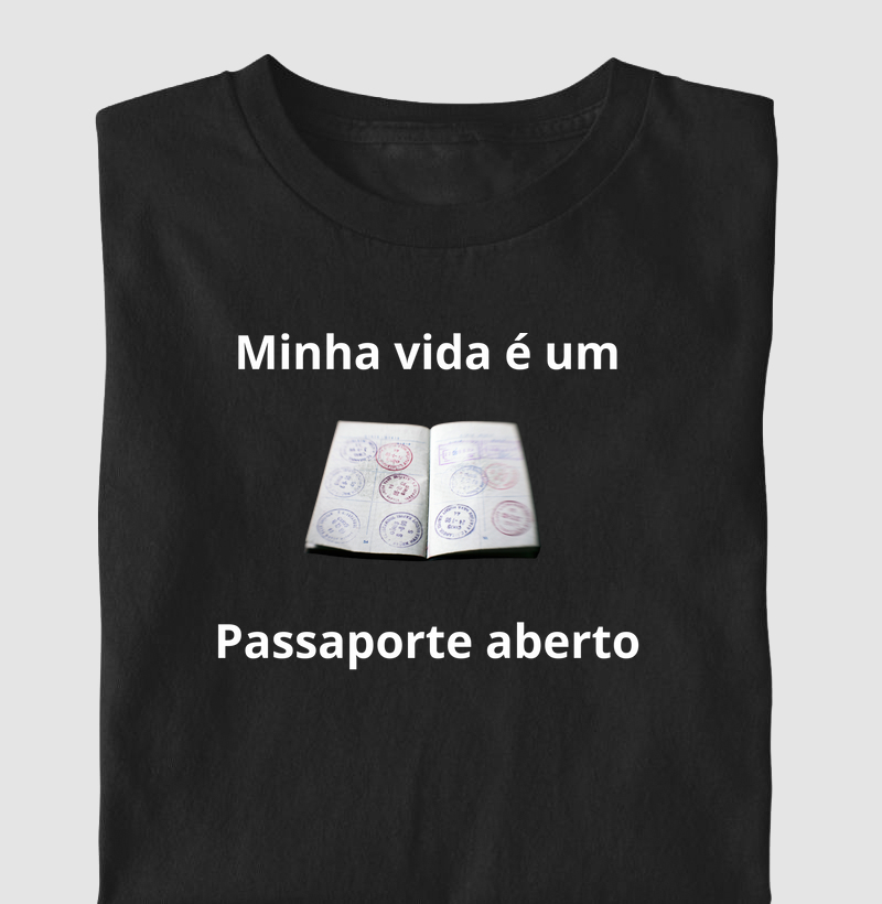 Passaporte aberto