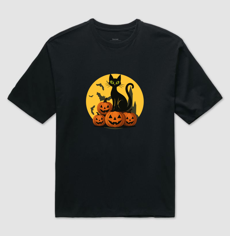 Salem Cat Halloween | Oversized