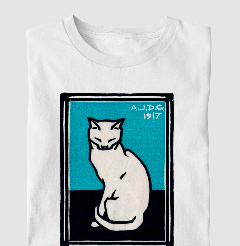 Sitting cat (1917) - Julie de Graag