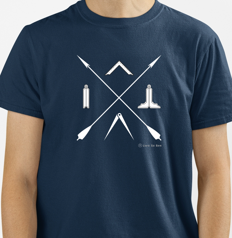 Camiseta maçonaria  Jóias FLECHAS 