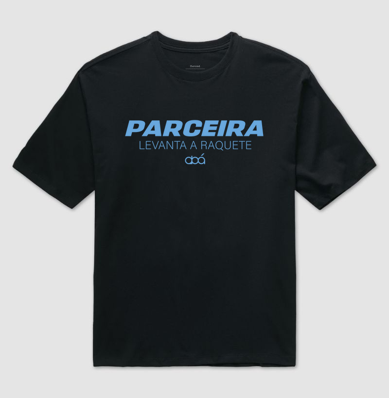 Parceira Levanta a Raquete - Ciano
