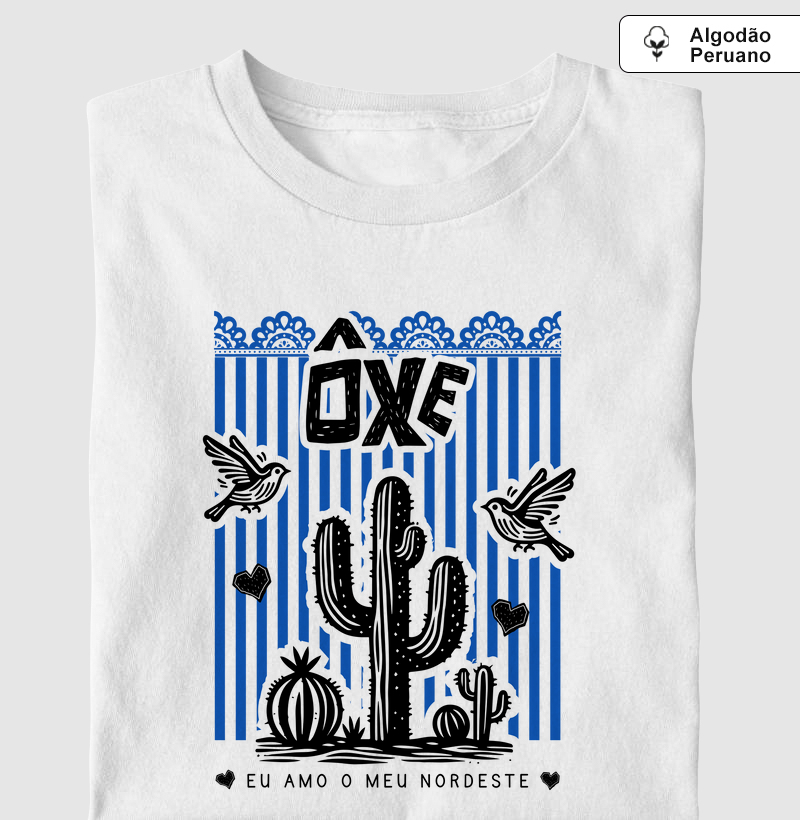 Camiseta Algodão Peruano Ôxe!