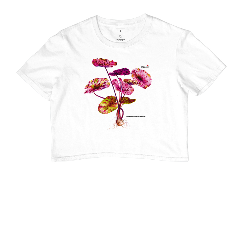 Cropped - Nymphaea lotus var. Zenkeri - Especial Outubro Rosa - @FAZENDASUBMERSA