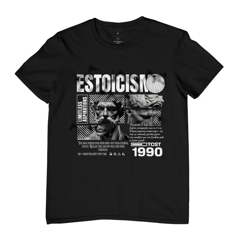 Camiseta l Masc & Fem l Arte Estoicismo
