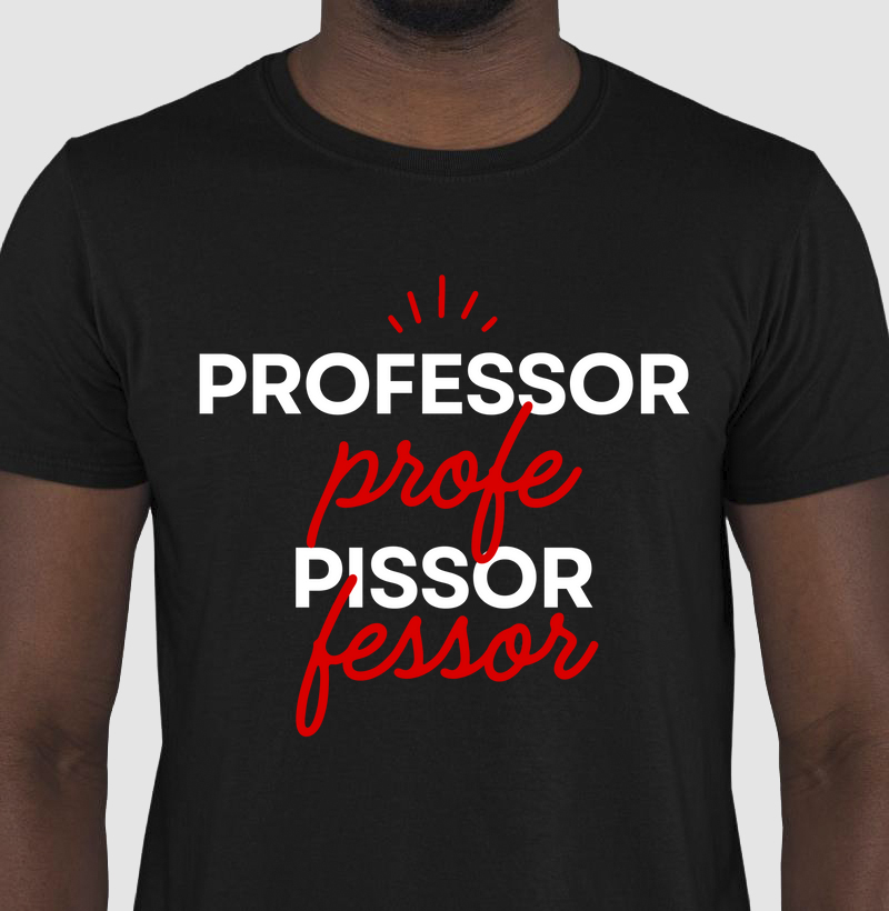 Camiseta Professor