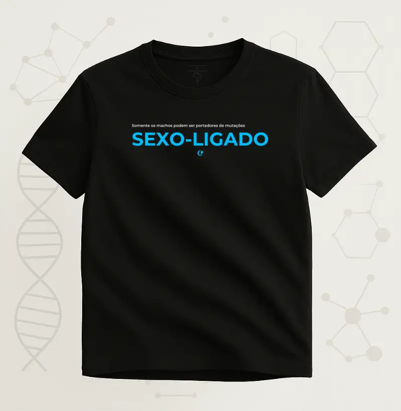 Camiseta Mutações - Sexo Ligado