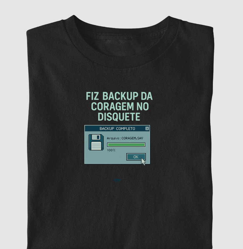 PcPhrase Fiz Backup da Coragem no Disquete