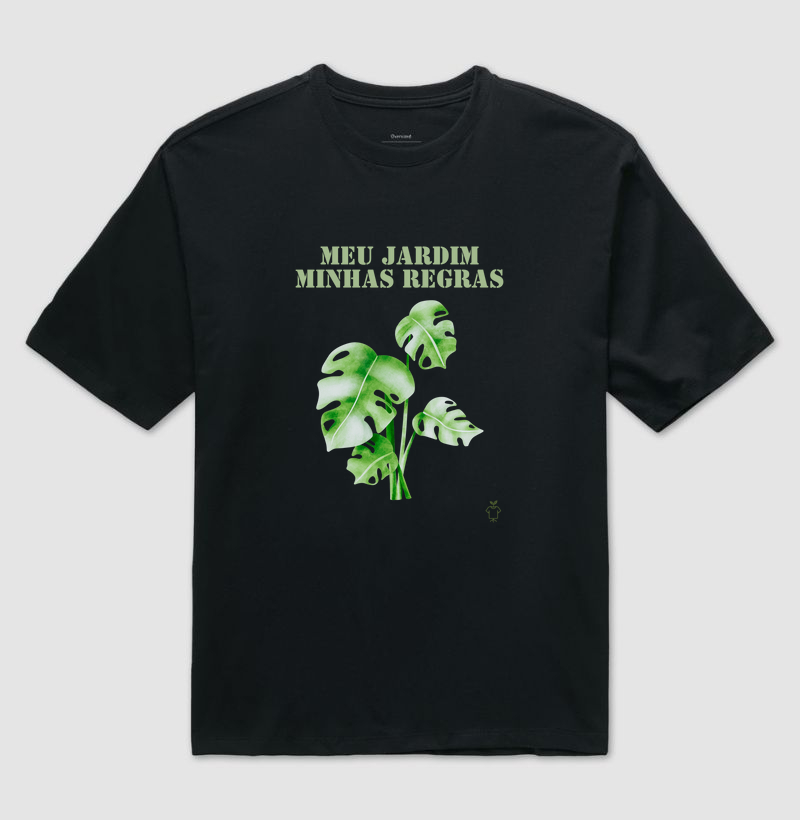 Camiseta Meu jardim minhas regras