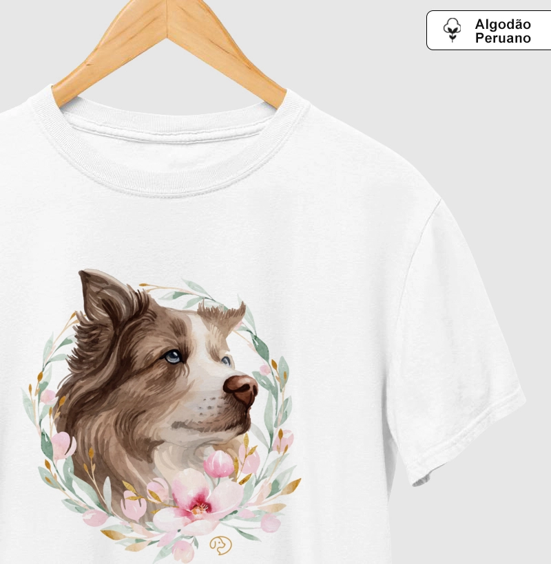 Border Colie Aquarela