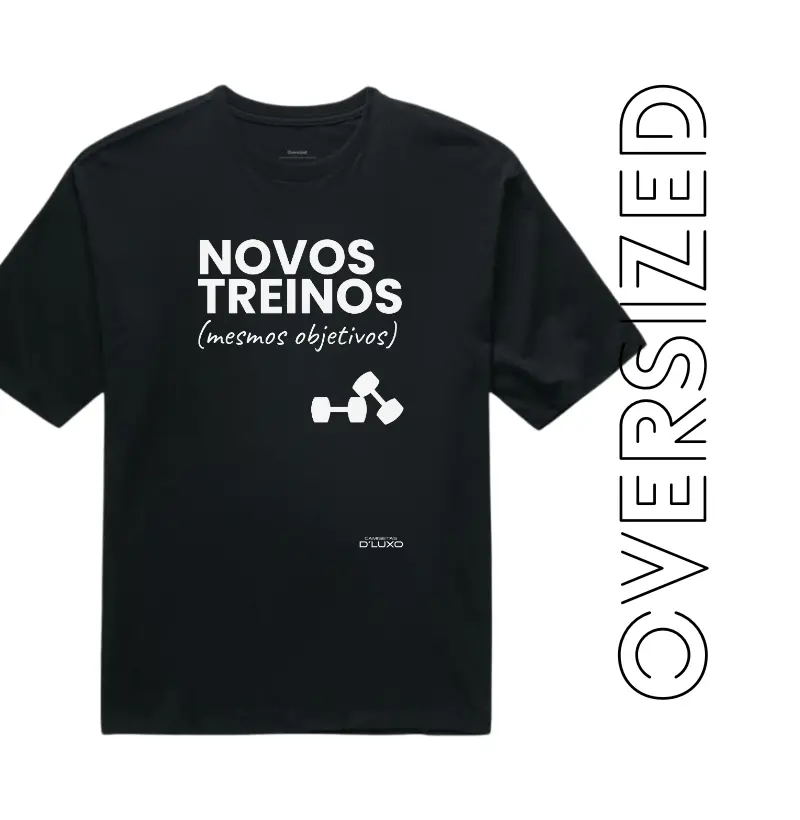 Novos treinos Mesmos objetivos