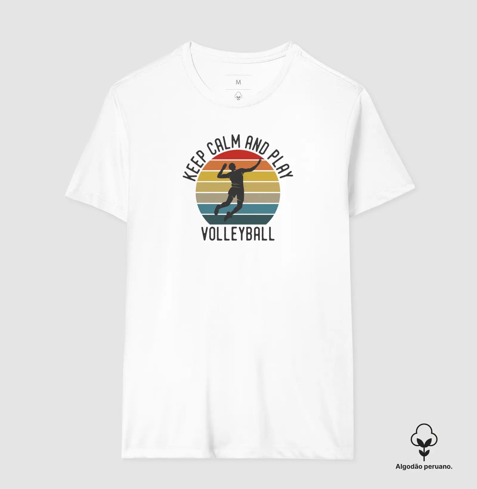 Camiseta Premium Keep Calm and Play Volleyball