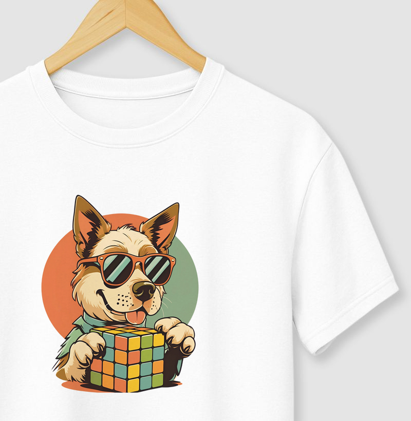 Retro Cube Dog