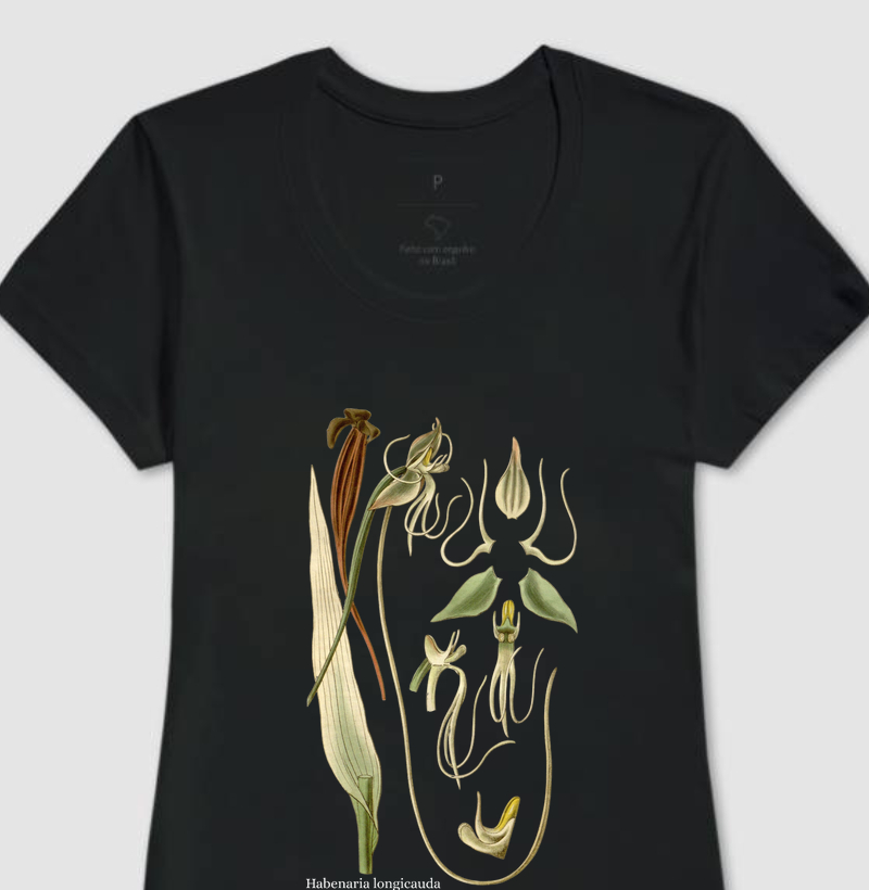 Camiseta Feminina Habenaria longicauda
