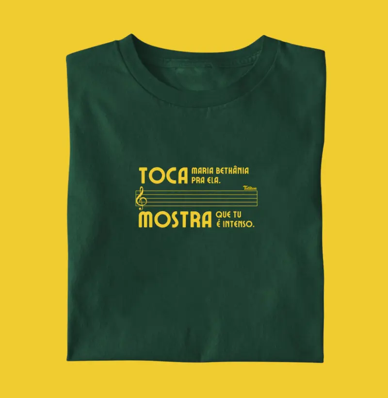 Camiseta "tu é intenso" (para ela)