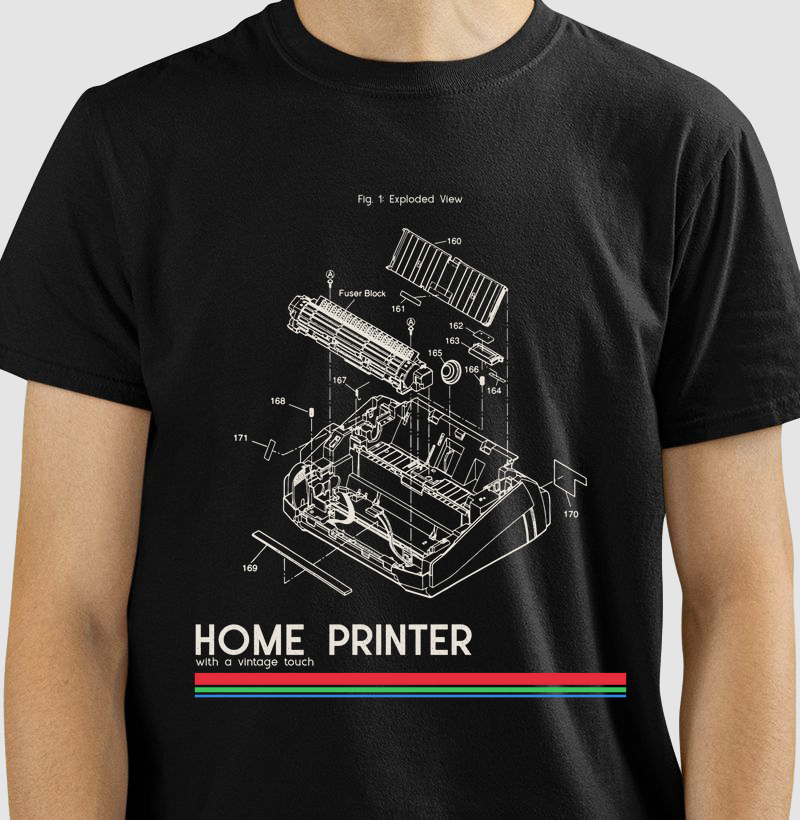 Camiseta Reserva Ink Máquina de Escrever