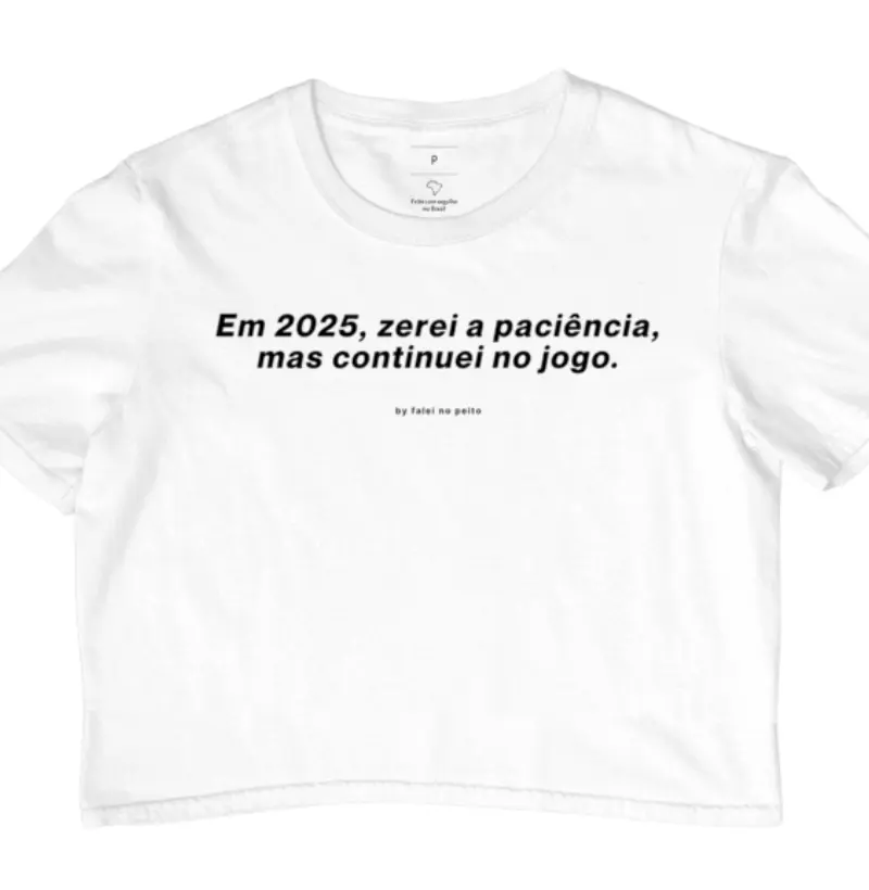 Em 2025, zerei a paciência, mas continuei no jogo.