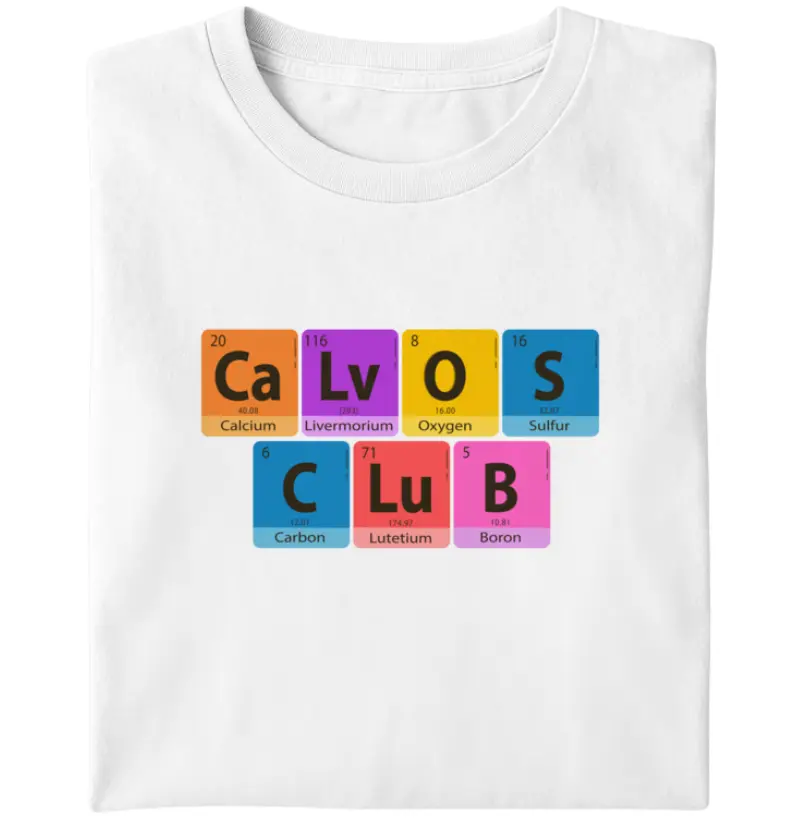 Tabela Periódica: Calvos Club