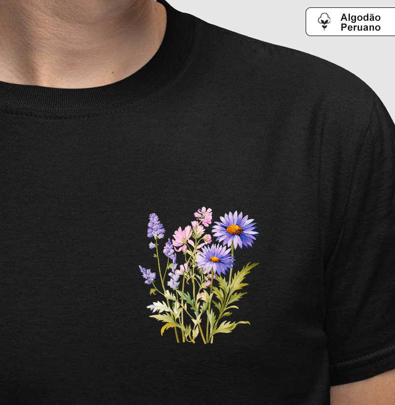 Coleção flores - bolso