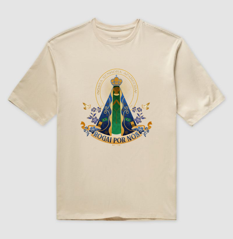 Nossa Senhora Aparecida - efeito pintura texturizada