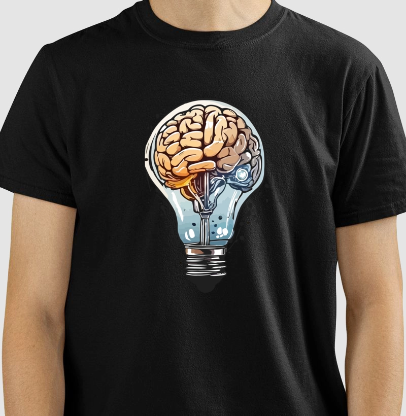 Camiseta Casual Lampada 