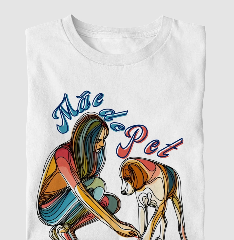 Mãe de Pet - arte linear
